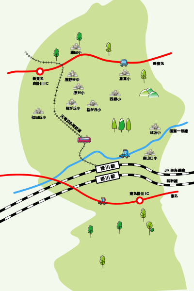 【掛川市の物件MAP】